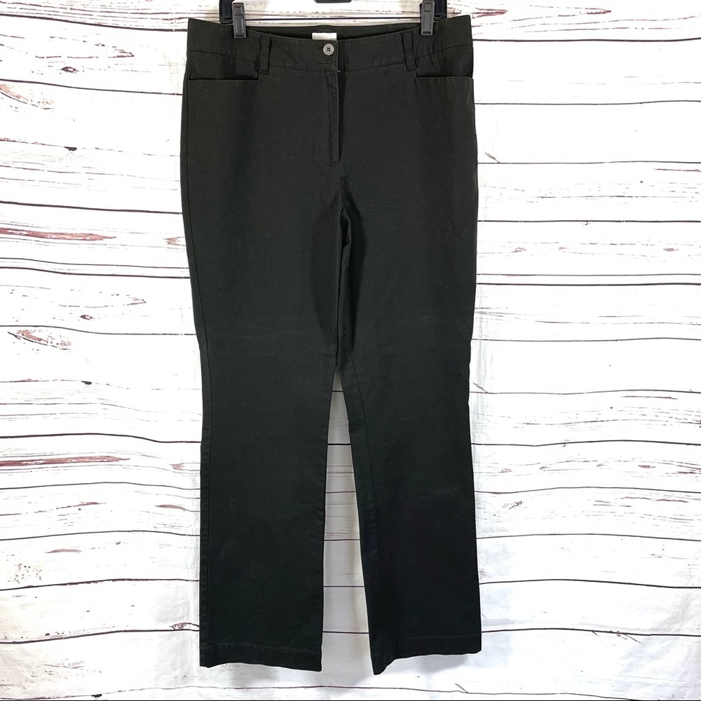 Chico’s Olivia Canvas Women’s Pants Dark Furge Size 2 US 12